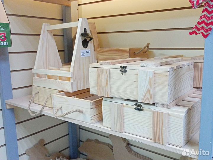 Ящик деревянный, подарочная коробка