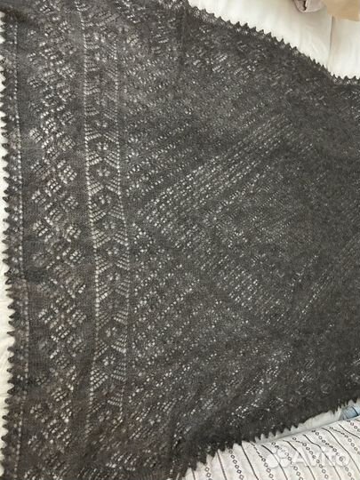 Пуховый платок шаль