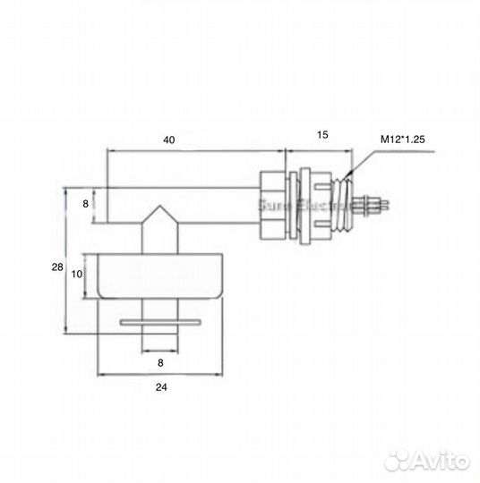 Датчик уровня воды поплавковый (геркон)