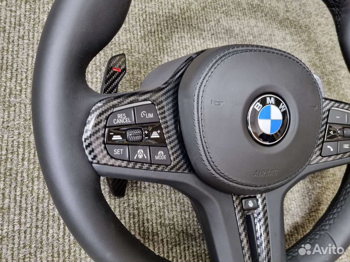 М Руль Карбон на BMW G30 X5 G05 G32 G12 G15 G20