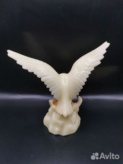 Статуэтка Орёл со змеей Фосфор СССР Склейка ног