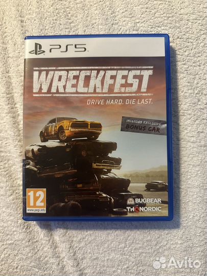 Wreckfest ps5 диск