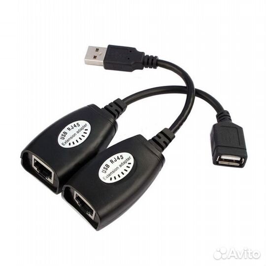 Удлинитель USB через Ethernet RJ45