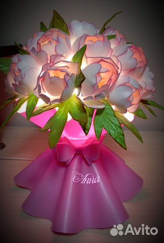 Букеты-светильники из изолона