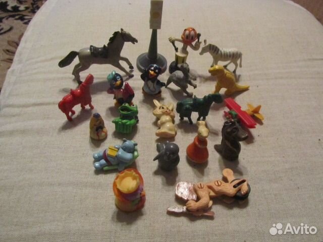 Набор мини игрушек пластик