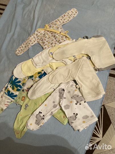 Вещи от 0 до 3 месяцев
