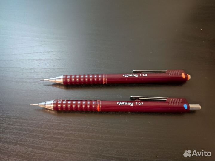 Механические карандаши Rotring 0,7 и 1,0