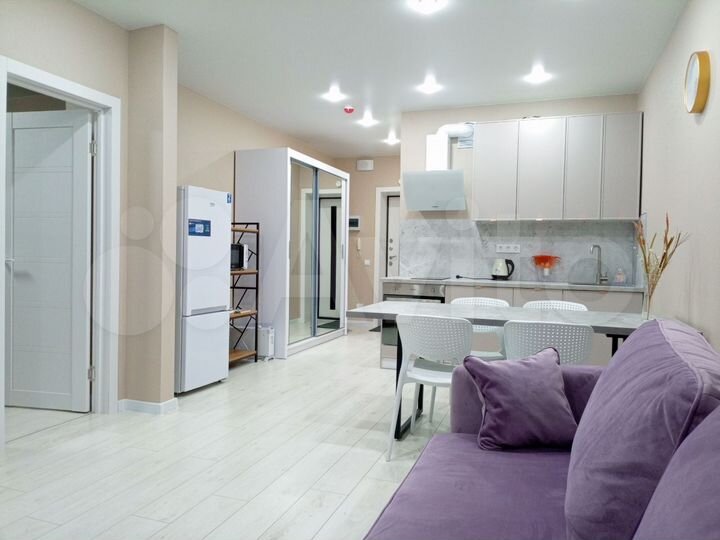 1-к. апартаменты, 49,1 м², 2/6 эт.