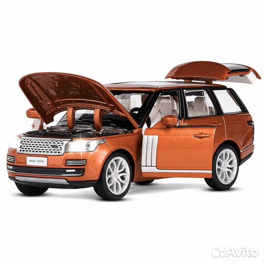 Металлическая машинка Range Rover 1:34 свет/звук