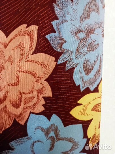 Отрез искусственного шелка СССР