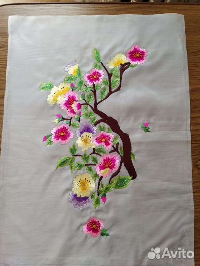 Картина вышивка гладью