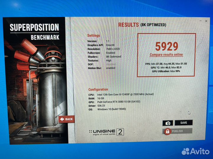 Palit GeForce RTX 3080 GamingPro 10Gb