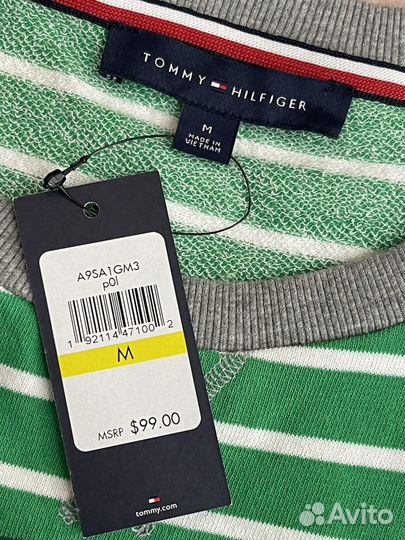 Круизное платье тельняшка от Tommy Hilfiger М