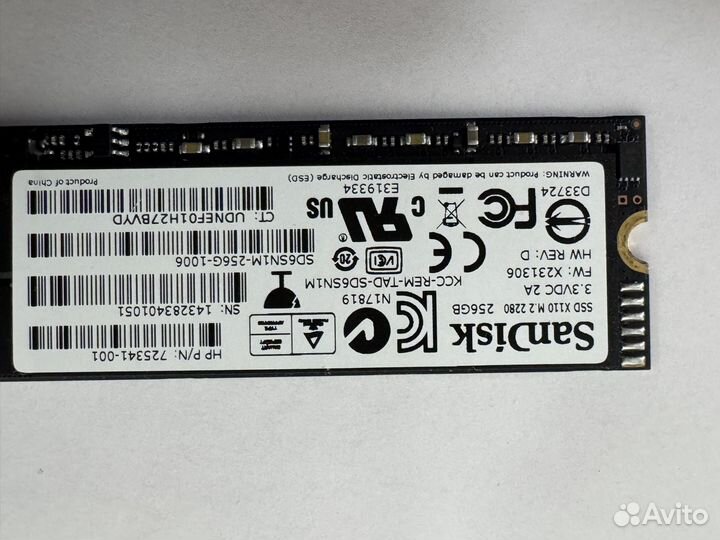 SSD m.2 256 GB San Disk