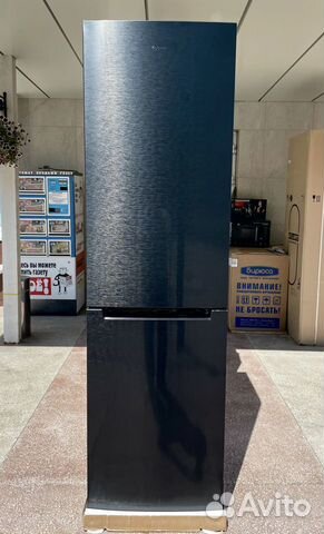 Чёрный No Frost холодильник