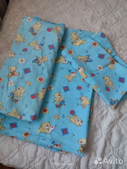 Комплект постельного белья в детскую кроватку