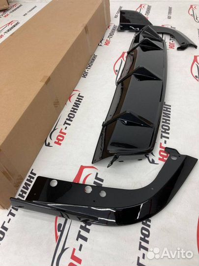 Задний диффузор Х5 G05 (черный глянец) Bmw X5 G05