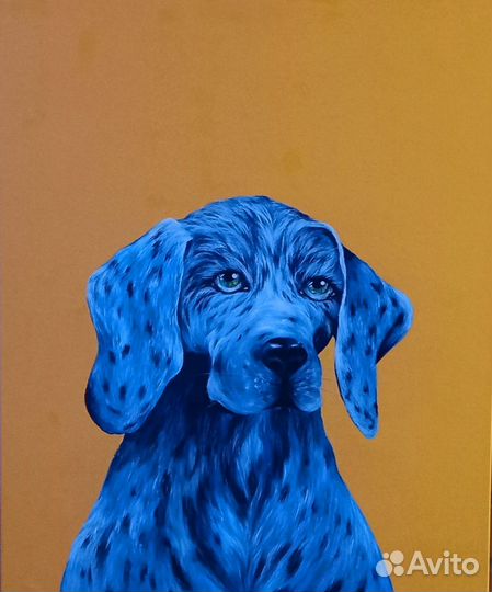 Картина акрилом на холсте 