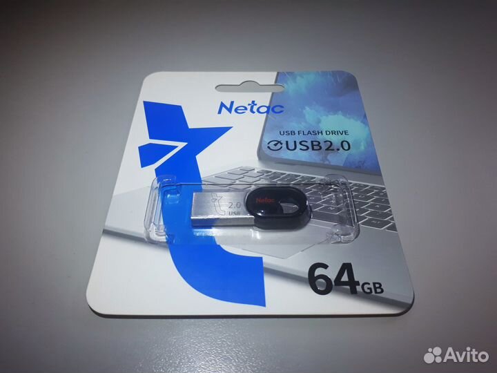 Новая Флешка 64GB Netac Flash Drive UM2 USB 2.0 GX