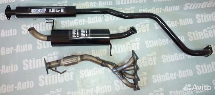 Выхлопная система Stinger Глушитель паук резонатор