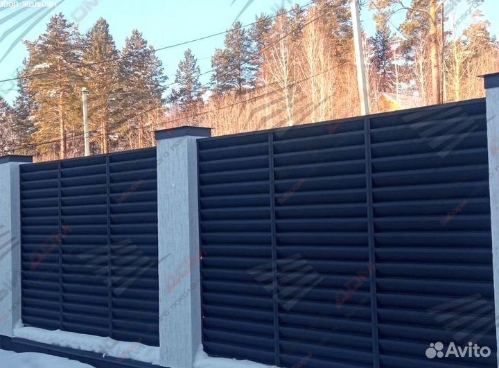 Забор жалюзи от производителя