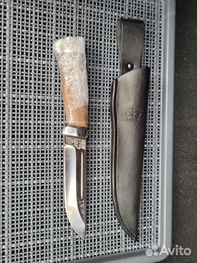 Нож Бекас рукоять из ореха Златоуст