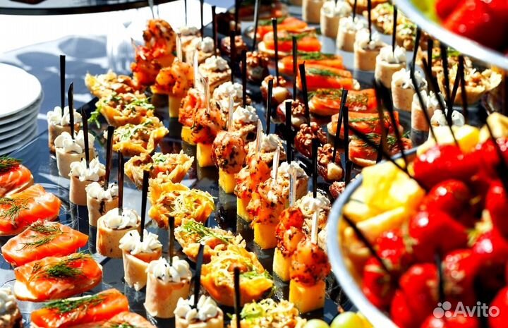 Банкетный сервис горячие закуски пунктуальность