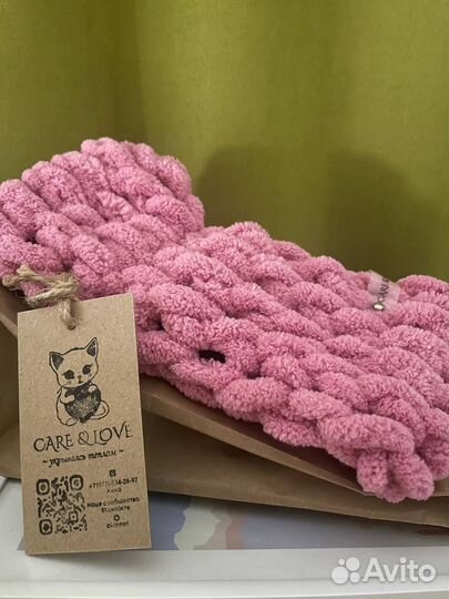 Повязка на голову вязаная