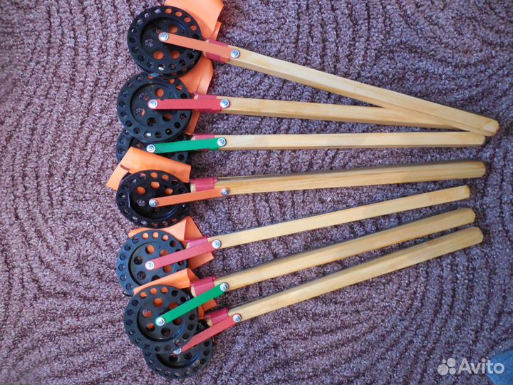 Большой набор оснащённых жерлиц 20 шт