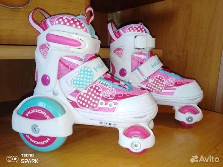 Ролики детские раздвижные 30 33