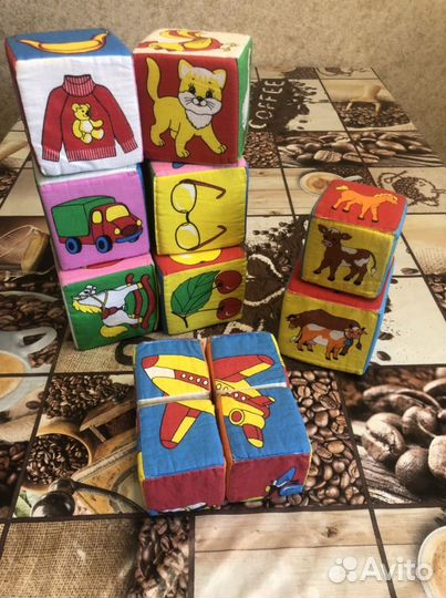 Кубики мягкие