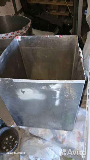 Баки с нержавейки с крышками