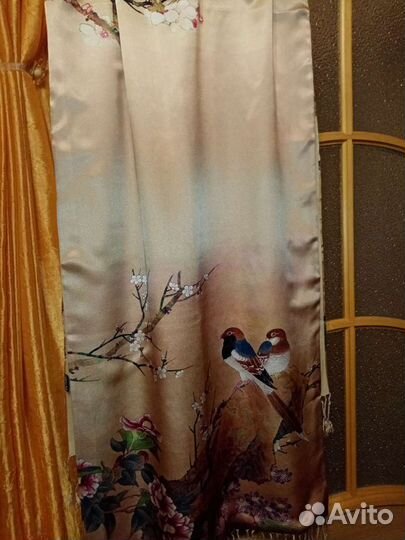 Шарф, палантин шёлковый