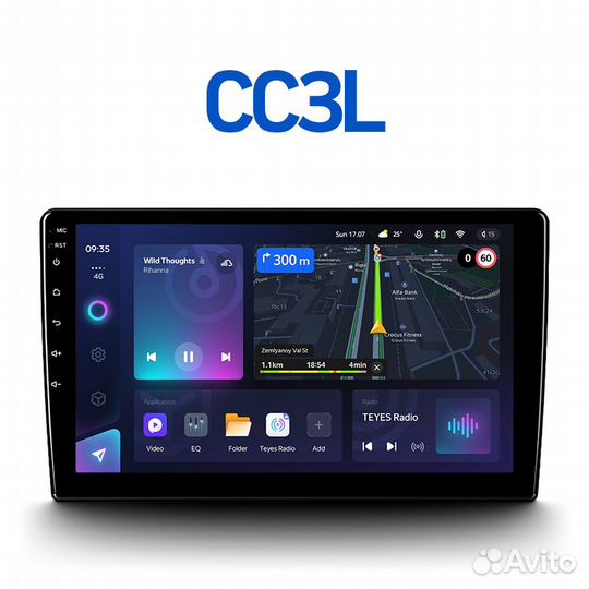 Магнитола Teyes CC3L 4/64 8 ядер Carplay 4G