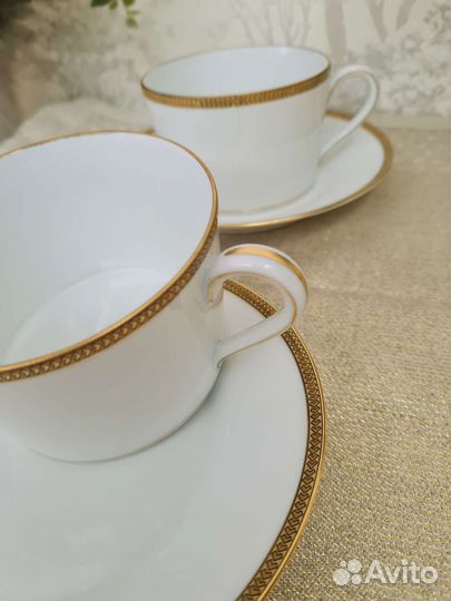Антиквариат. Чайная пара. Лимож/ Limoges