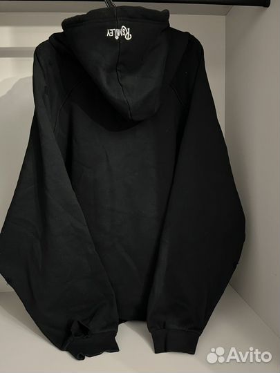 Raf Simons x Smiley Patch damage hoodie SS20