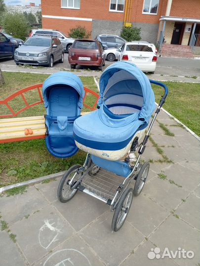 Детские коляски 2 в 1 с большими колесами