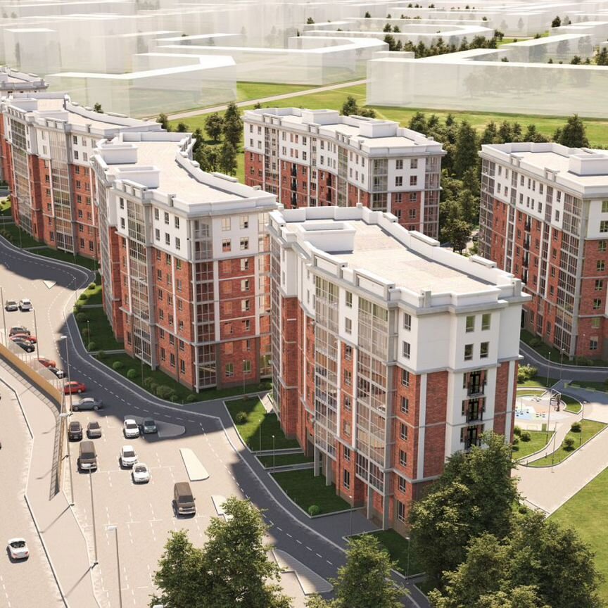 1-к. квартира, 40,5 м², 6/8 эт.