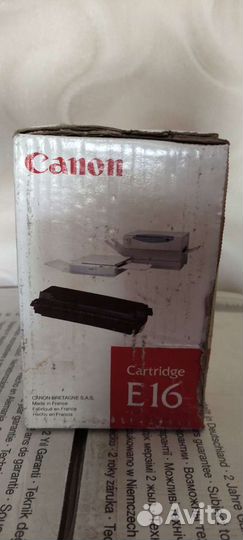 Картридж Canon оригинал