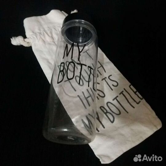 Бутылка с чехлом