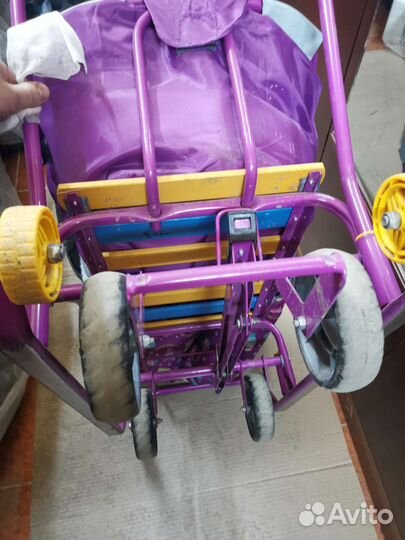 Детские сани с колесами