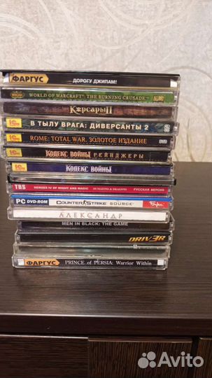 Двд диски. 20 штук. 15 игр в подарок