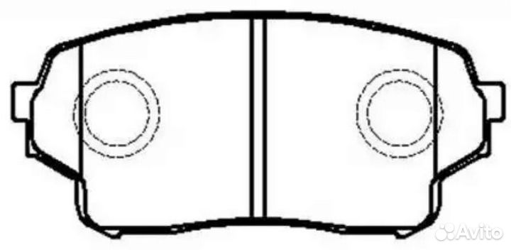 HSB HP8453 Колодки торм.пер