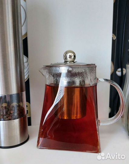 Заварочный чайник 550мл из жаропрочного стекла