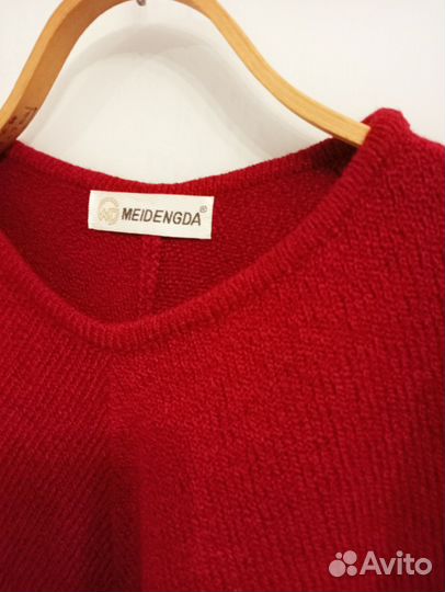 Пончо женское шерстяное