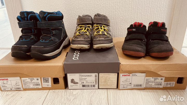 Ботинки демисезонные ecco