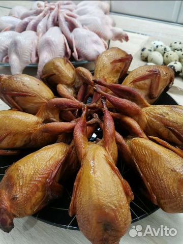 Мясо перепелов с фермы