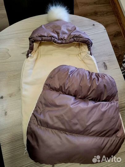 Конверт на выписку зимний для девочки