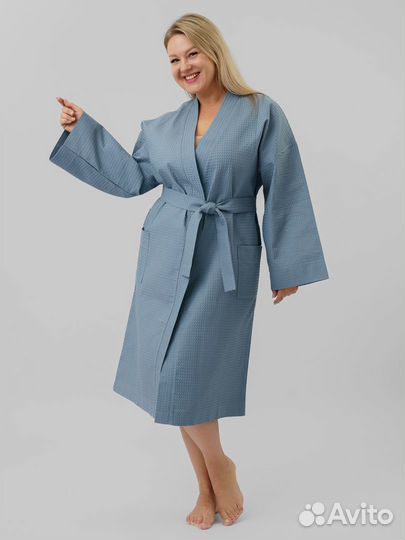 Халат банный вафельный Артикул 808 - 805