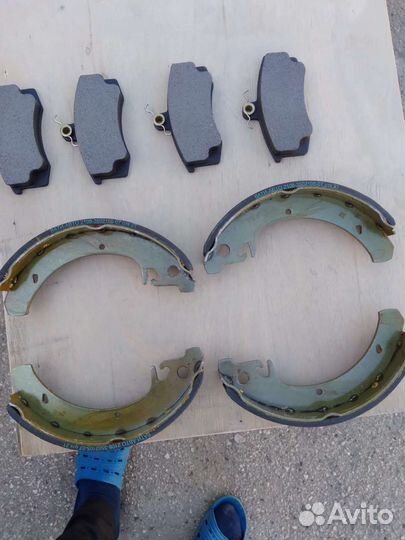 Тормозные накладки - комплект - на ваз